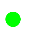 one green circle